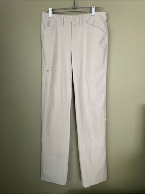 Eddie Bauer Cream Lightweight Cargo Pants
